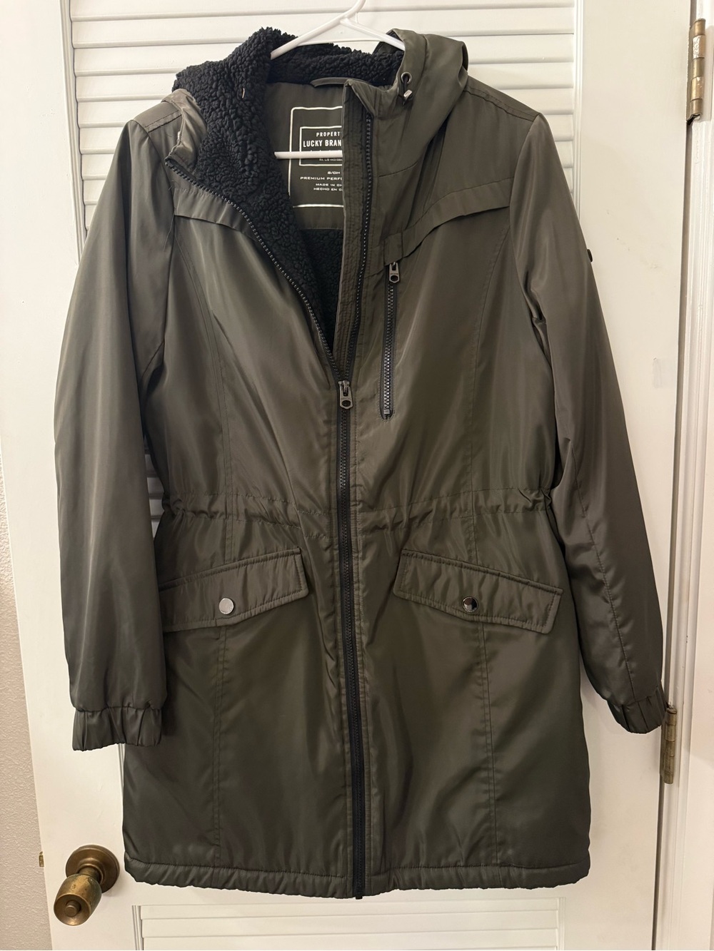 Long rain coat